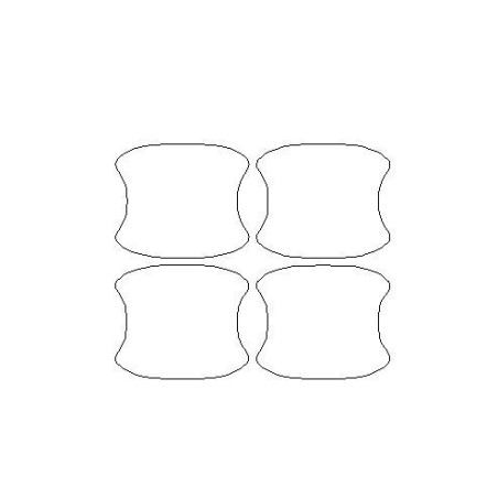 FORD FOCUS IV (mk4) beskyttelsesfilm for dørhåndtak (2018-)