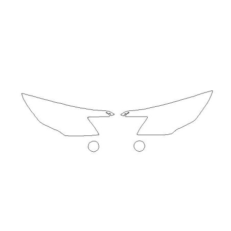 Subaru Forester SK V 5 después de FL faros / lámina protectora de faros (2022-2024)