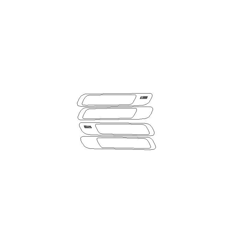 Láminas de protección específicas para manillas de puertas BMW iX I20 (2021-)