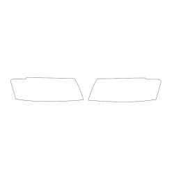 AUDI A8 / S8 D3 vóór FL beschermende folie voor koplampen / voorlampen (2002-2004)