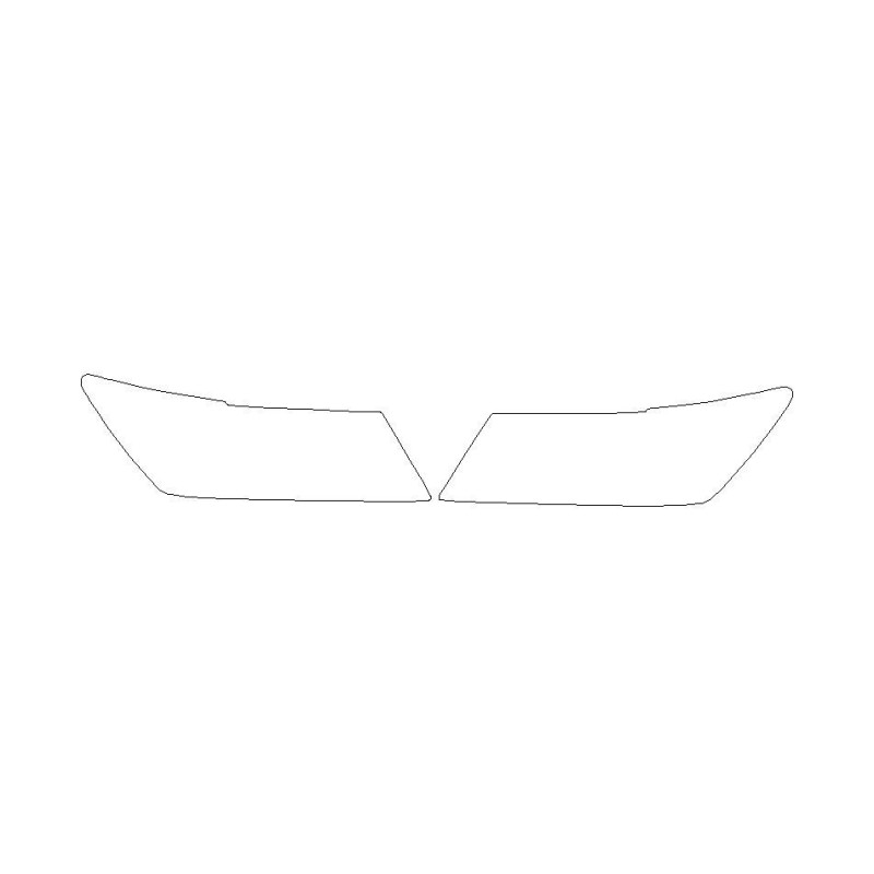 FIAT FREEMONT / Dodge Journey fari / pellicola protettiva fari (2011-2015)