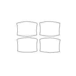 FIAT FREEMONT / Dodge Journey özel koruyucu kapı kolları filmleri (2011-2015)