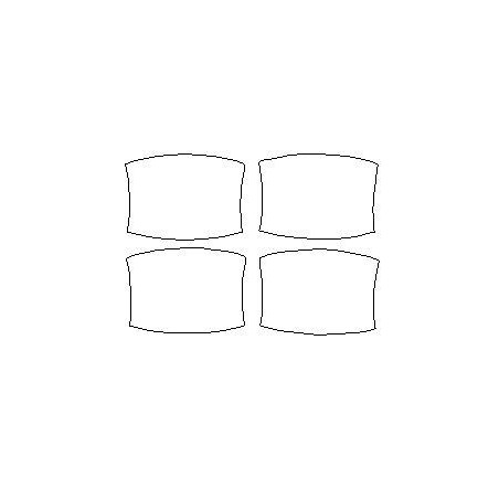 FIAT FREEMONT / Dodge Journey özel koruyucu kapı kolları filmleri (2011-2015)