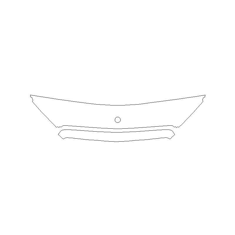 Mercedes E-klass W213 S213 före FL skyddsfolie för huven och övre delen av främre stötfångaren (2016-2020).