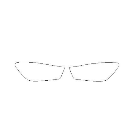 Foliile de protecție pentru farurile / luminile frontale Mercedes GLE II FL W167 (2023-)