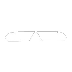 Dodge Durango için FL ön far / ışık koruyucu filmler (2020-)