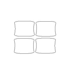 Seat Ibiza V dedikeret beskyttelsesfolie til håndtag (2017-)