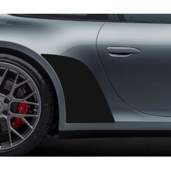 Porsche 911 992 ČIERNY nálepka na blatník zadný (2019-)