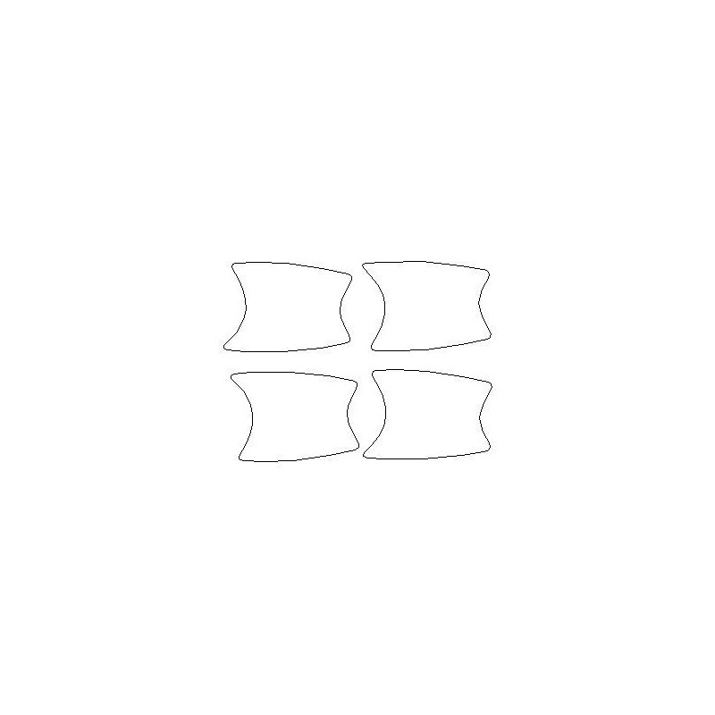 Mercedes EQC I N293 spezielle Türgriffschutzfolien (2019-2023)