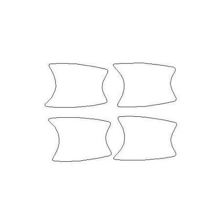 Mercedes EQC I N293 dedikerade skyddsfilm för handtag (2019-2023).