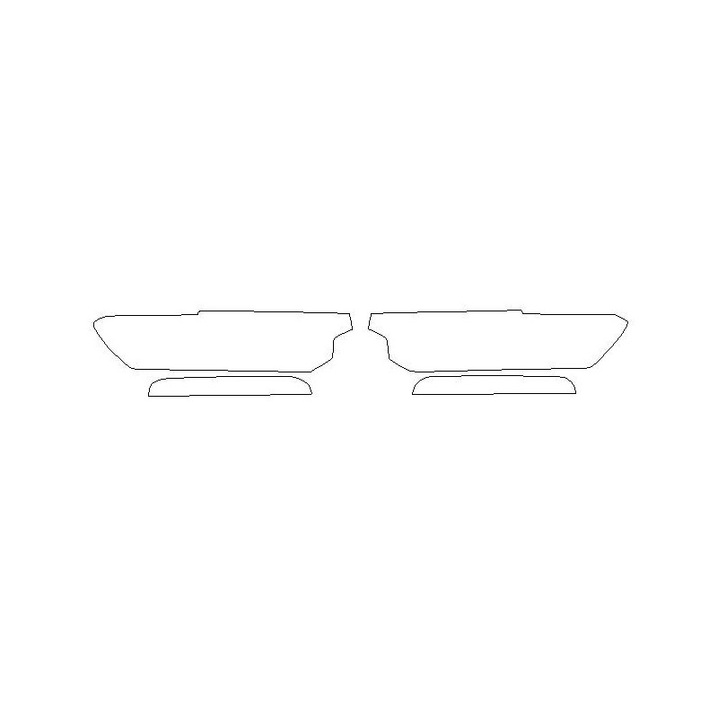 Jeep Grand Cherokee WL headlights / front lamps protective foils (2021-)