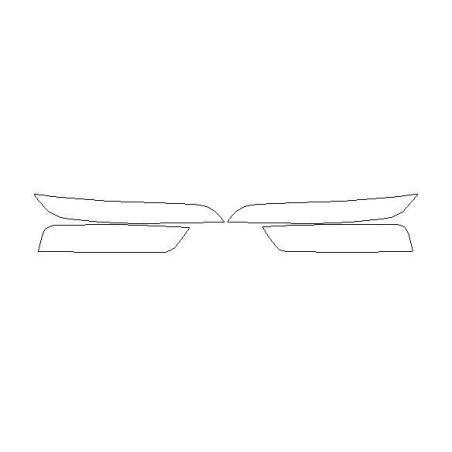 BMW 7 G70 G71 Scheinwerfer / Frontlampen Schutzfolien (2022-).