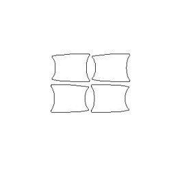 FORD FIESTA VIII (8) mk8 suojakalvot ovenkahvoihin (2017-)