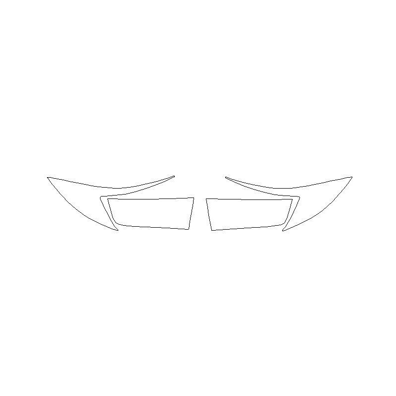 Opel Grandland I A po FL faros / lámparas delanteras películas protectoras (2021-2024)