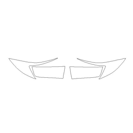 Opel Grandland I A po FL fari / luci anteriori pellicole protettive (2021-2024)