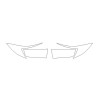 Opel Grandland I A po FL faros / lámparas delanteras películas protectoras (2021-2024)