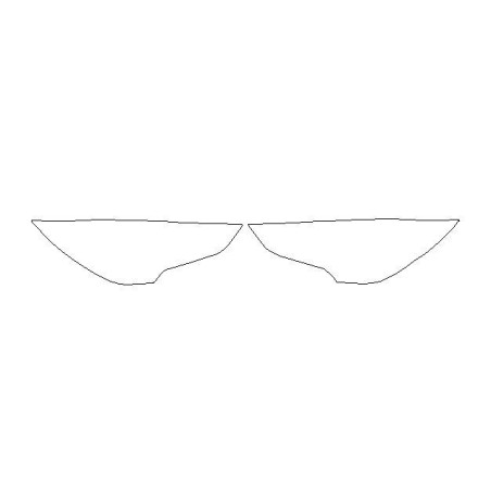 Faros delanteros Opel Corsa F pre FL / láminas protectoras de faros (2019-2023)