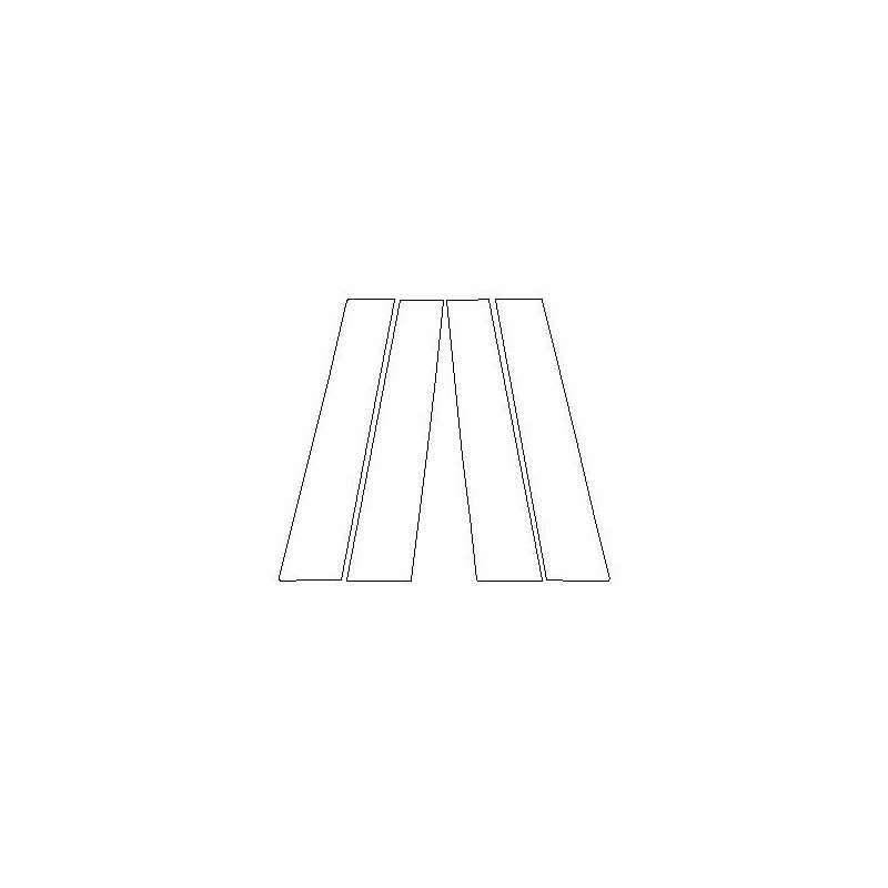 Opel Corsa F sloupky B piano black fólie ochranná (2019-)