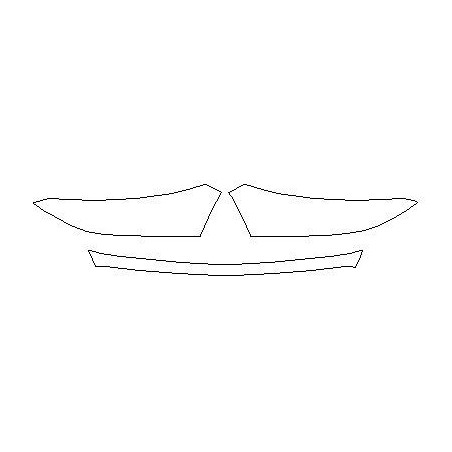 Mercedes EQS V297 phares / feux avant films de protection (2021-).