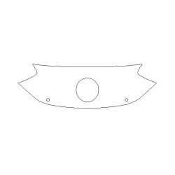 Mercedes EQE V295 lámina protectora para parrilla / rejilla delantera (2022-)