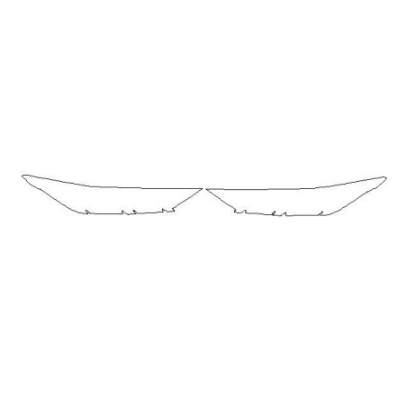 Ford Mustang Mach-E Schutzfolien für Scheinwerfer / Frontlampen (2020-).