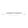 Fiat Bravo II rear bumper protective film (2007-2014)