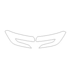 Renault Austral koplampen / voorlampen beschermfolie (2022-)