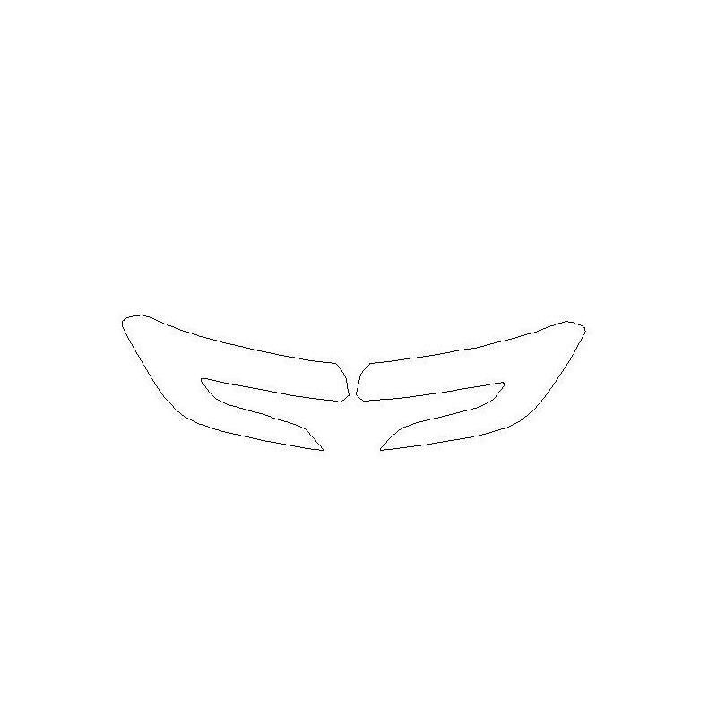 Folie de protecție pentru faruri / proiectoare frontale Renault Austral (2022-)