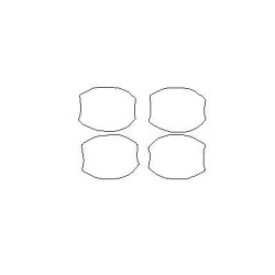 Renault Austral için özel olarak tasarlanmış kapı kolları koruyucu filmler (2022-)