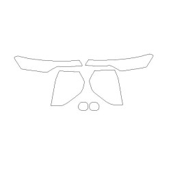 Ford Transit Courier (Tourneo) II farlar / ön lambalar koruyucu filmler (2023-)