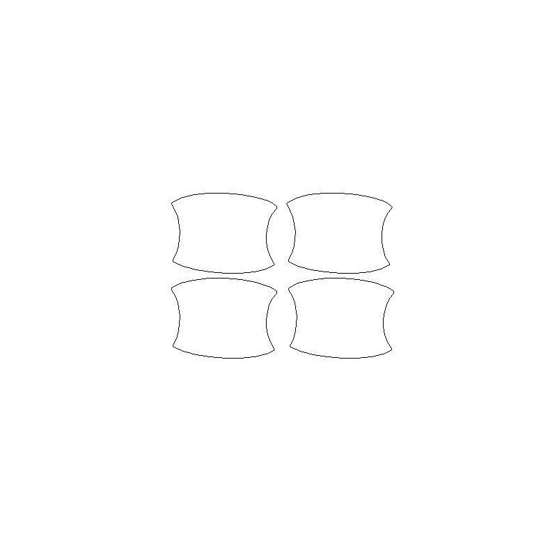 Hyundai Santa Fe V 5 prispôsobené ochranné fólie na kľučky (2023-)