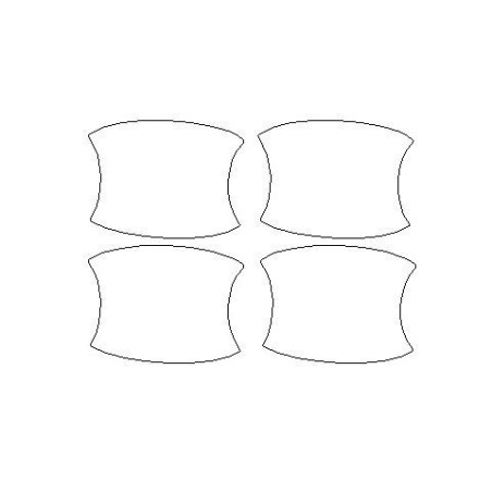 Hyundai Santa Fe V 5 dedikerade skyddsfilmer för handtag (2023-)