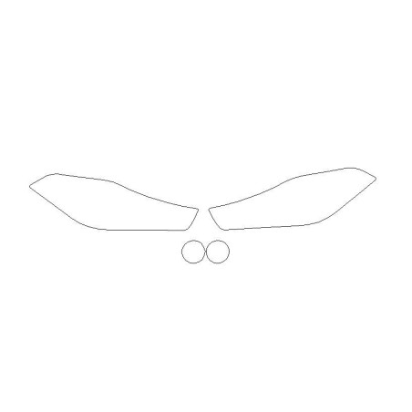 Foliile de protecție pentru farurile / luminile frontale BMW X2 F39 (2017-2023)