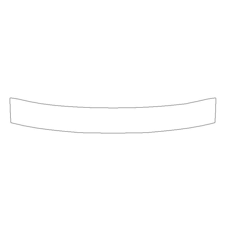 SKODA OCTAVIA II FL rear bumper protective film estate (2008-2013)