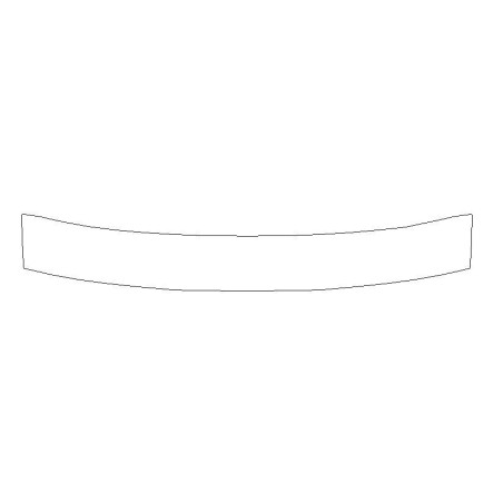 SKODA OCTAVIA II FL rear bumper protective film estate (2008-2013)
