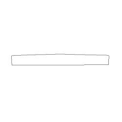 Renault Trafic II 2 rear bumper protective film (2001-2014)
