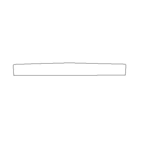 Renault Trafic II 2 rear bumper protective film (2001-2014)