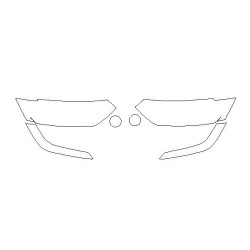 Renault Koleos II ön farlar koruyucu filmler (2016-2022)