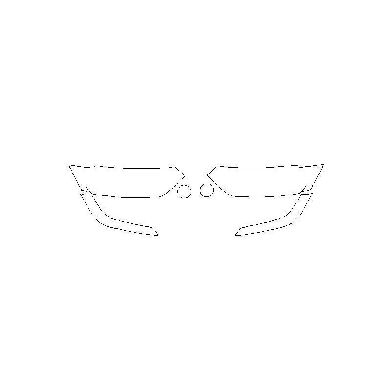 Renault Koleos II faruri / foi de protecție pentru faruri (2016-2022)