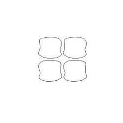 Renault Koleos II dedikerede beskyttelsesfilm til dørhåndtag (2016-2022)