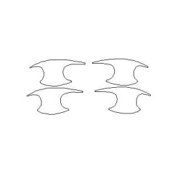 Hyundai i20 III op maat gemaakte beschermende folies voor handgrepen (2020-)