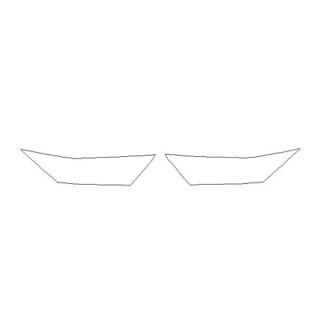 Hyundai i20 III protective films for headlights / front lamps (2020-)