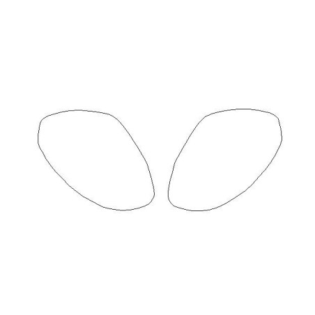 Alfa Romeo 4C 960 beskyttelsesfilmer for frontlykter / fronterlamper (2013-2020)