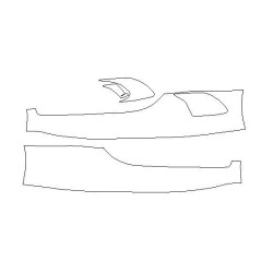 Alfa Romeo 4C 960 ochranné fólie na bočné prahy (2013-2020)