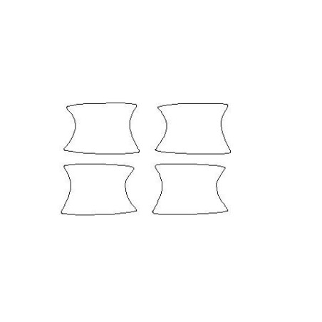 Ford Transit Connect III 3 spezielle Türgriffschutzfolien (2022-)