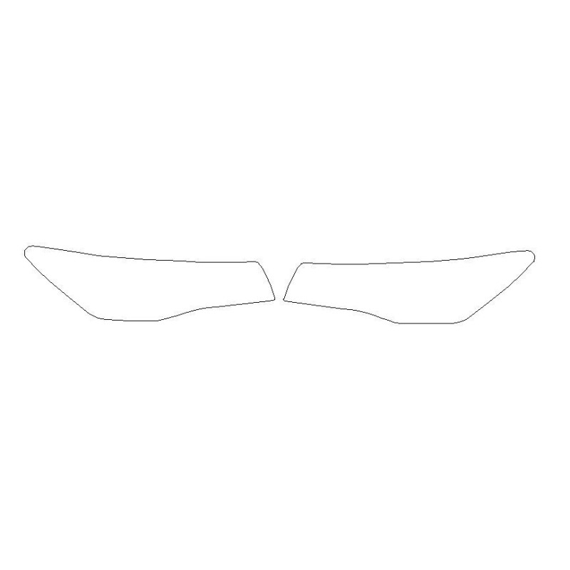 VW Tiguan III 3 Scheinwerfer / Frontlampen Schutzfolien (2024-)
