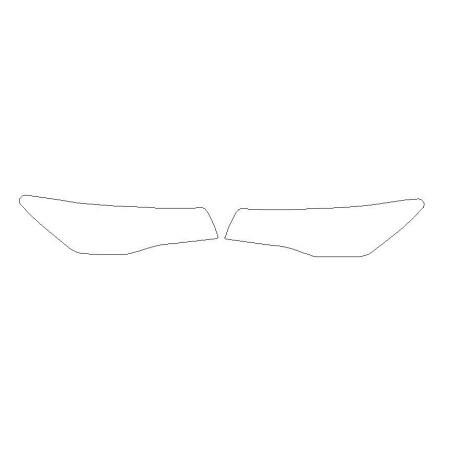 VW Tiguan III 3 Scheinwerfer / Frontlampen Schutzfolien (2024-)