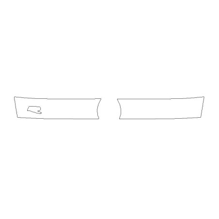 VW Tiguan III 3 R und R-Line Schutz für Kühlergrill / Frontgrill in piano schwarz (2024-)