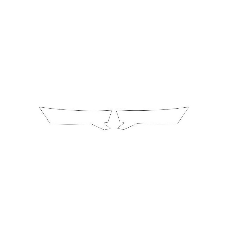 Skoda Octavia IV mk4 FL forlygte / forlygte beskyttelsesfilm (2024-)