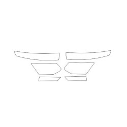 Skoda Kamiq após FL faróis / faróis dianteiros halogênio filmes de proteção (2023-)